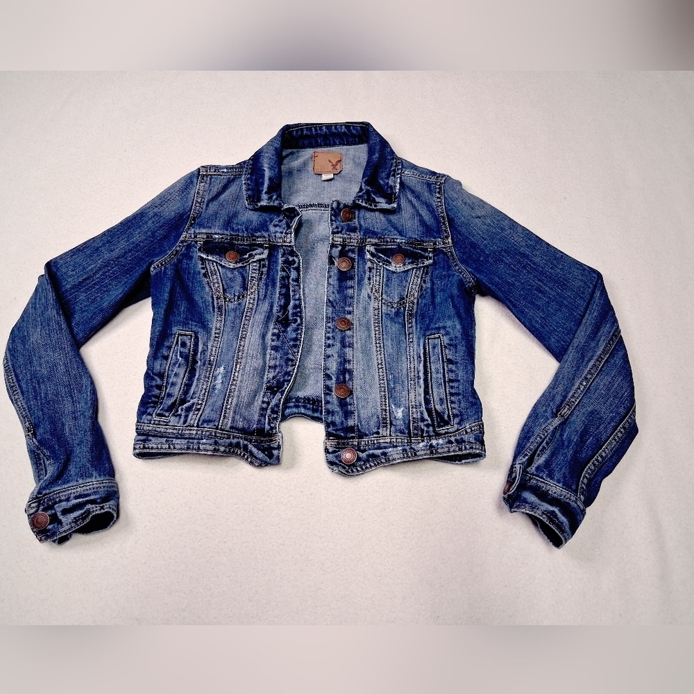 American Eagle Outfitters Blue Jean Jacket